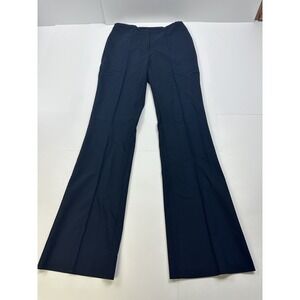 United Colors Of Benetton Womens Pants Navy Blue Size 40 Wide Leg Stretch